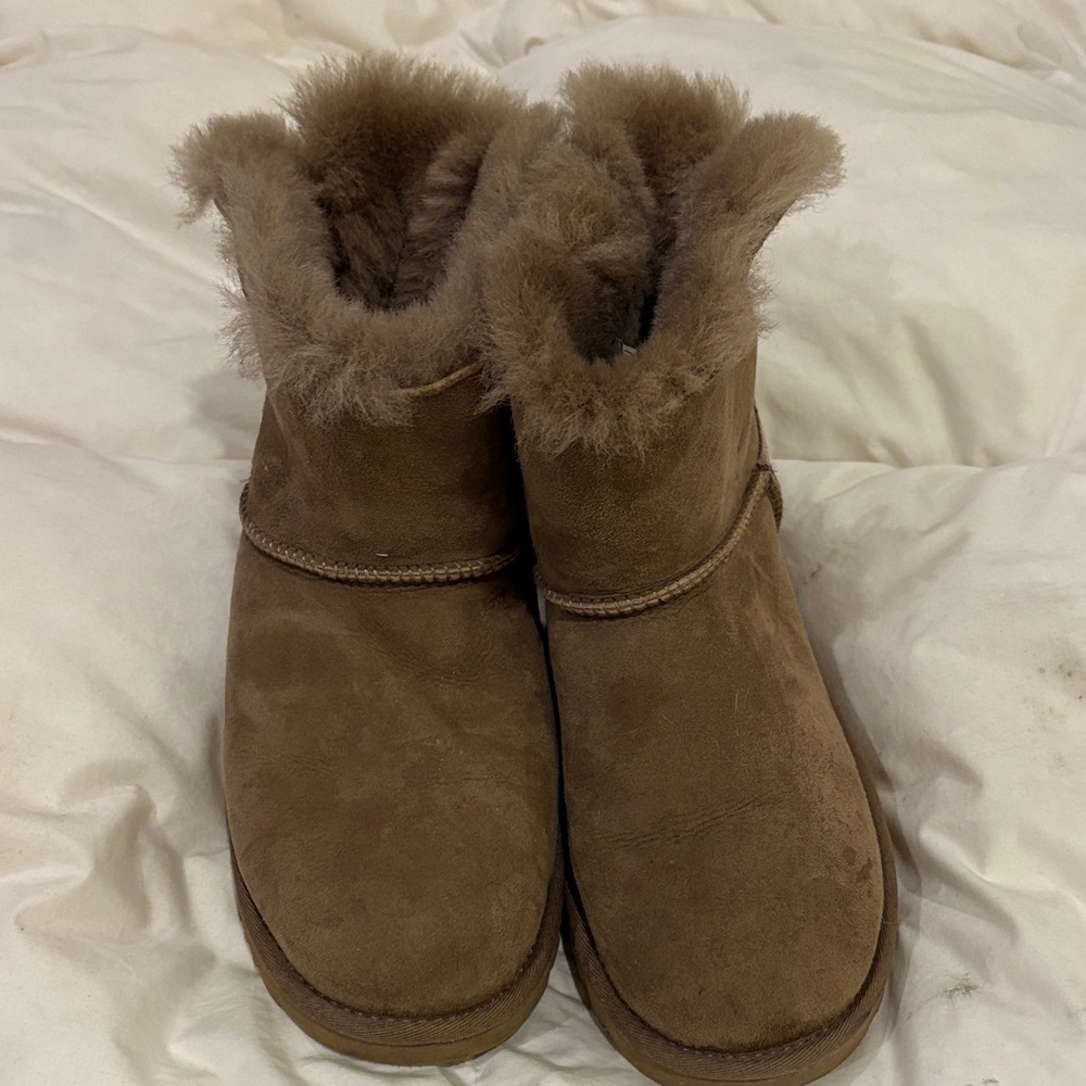 UGG Tan Shearling Winter Boots